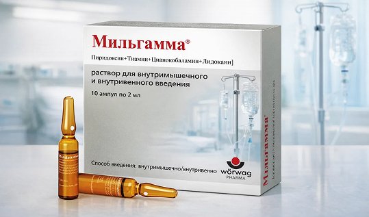 Упаковка мильгамма