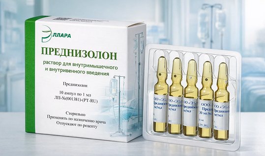 Упаковка преднизолона