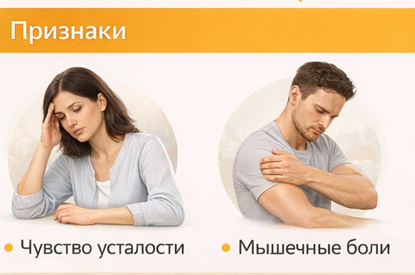 Симптомы дефицита витамина Д